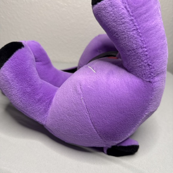 Creepy Gothic Bunny Plush Crazy Rabbit Plushie Toys Spooky Purple - Picture 5 of 6